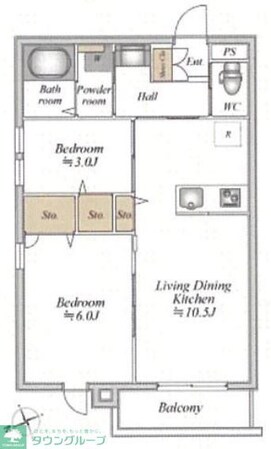 ザ・フォレスト立川の物件間取画像
